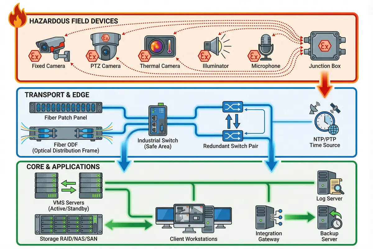 Component-Level Architecture Diagram — Three Tiers