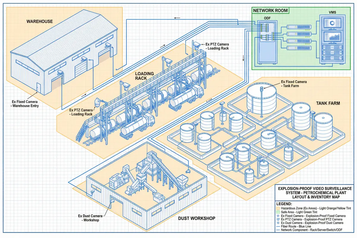 Component Inventory Map — Plant Layout