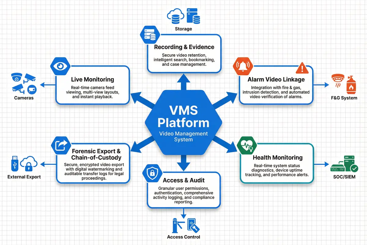 VMS Platform Main Functions Overview